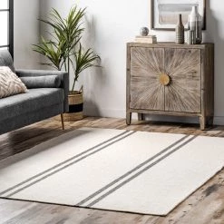 NuLOOM Stacia Stripes Wool Flatweave Area Rug