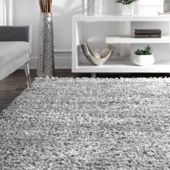NuLOOM Brooke Contemporary Soft Shag Tassel Area Rug
