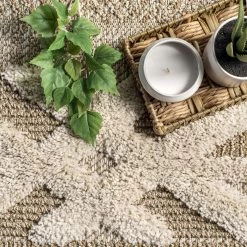 NuLOOM Reena High Low Textured Shaggy Tribal Area Rug