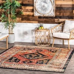 NuLOOM Indoor/Outdoor Transitional Floral Jane Area Rug