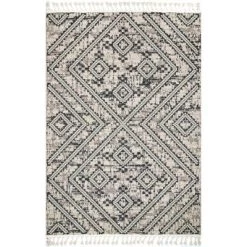 NuLOOM Persephone Vintage Lattice Tassel