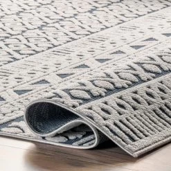 NuLOOM New Arrivals Tina Textured Geometric Banded Area Rug 30 NuLOOM New Arrivals Tina Textured Geometric Banded Area Rug