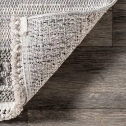 NuLOOM Lyla Modern Geometric Tassel Area Rug New Arrivals