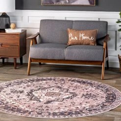 NuLOOM Sasha Machine Washable Medallion Area Rug