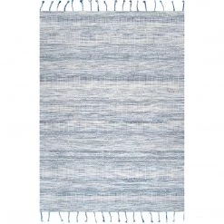 NuLOOM New Arrivals Diem Geometric Cotton Tassel Area Rug