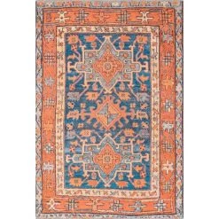 NuLOOM Juliana Printed Timeworn Heraldry Flatweave New Arrivals