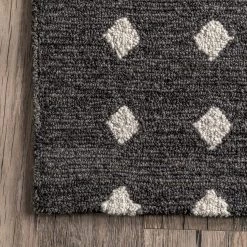 NuLOOM Maci Hand Tufted Geometric Wool Area Rug