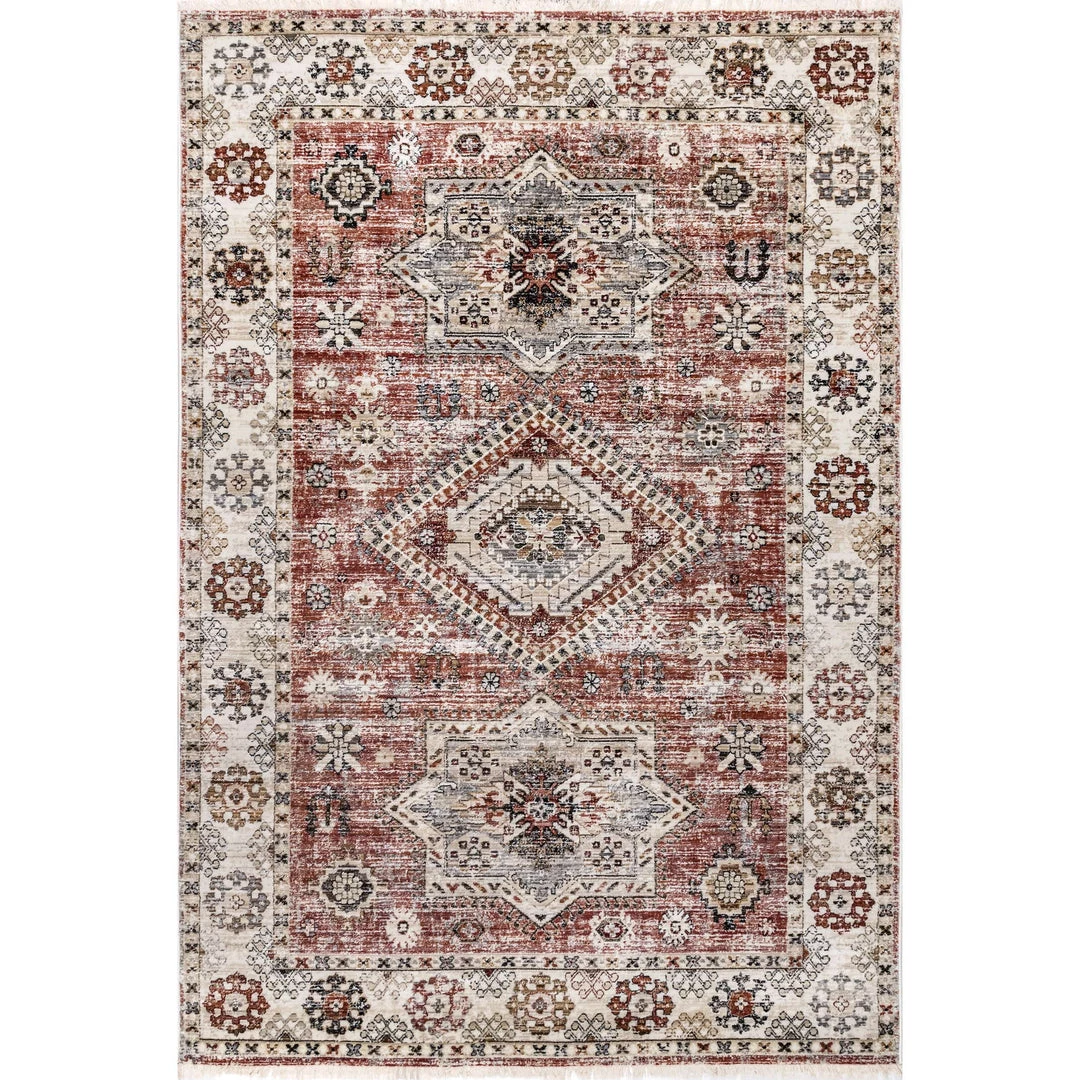 NuLOOM Deandra Vintage Oriental Fringed Area Rug 1 NuLOOM Deandra Vintage Oriental Fringed Area Rug