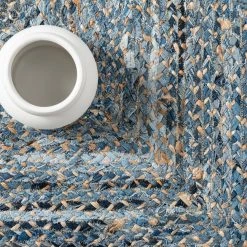 NuLOOM Bedroom Hand Braided Otelia Denim And Jute Area Rug 36 NuLOOM Bedroom Hand Braided Otelia Denim And Jute Area Rug