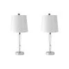 NuLOOM New Arrivals Cullman 21" Crystal Table Lamp Set