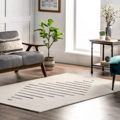 NuLOOM Jules Hand Hooked Wool And Cotton Diamond Area Rug