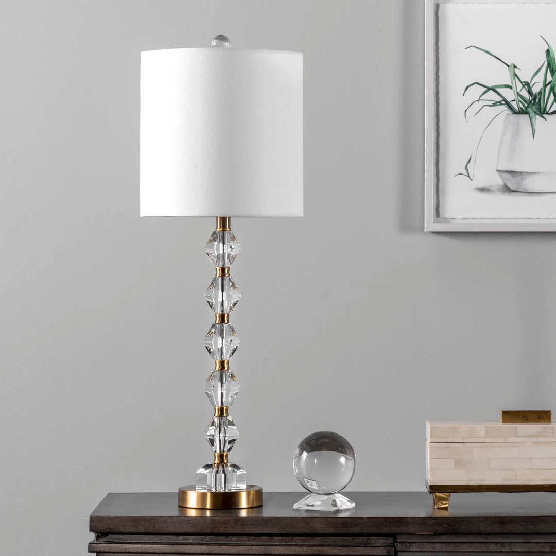 NuLOOM Lighting Ferrara 29" Crystal Table Lamp 3 NuLOOM Lighting Ferrara 29" Crystal Table Lamp