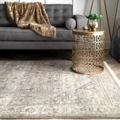NuLOOM Vintage Harriet Medallion Fringe Area Rug Best Sellers