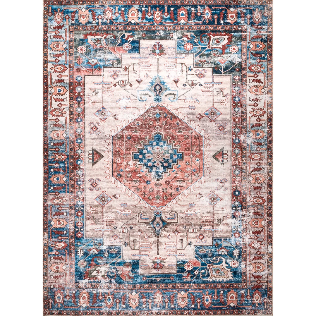 NuLOOM Eliza Machine Washable Traditional Medallion Area Rug New Arrivals 1 NuLOOM Eliza Machine Washable Traditional Medallion Area Rug New Arrivals