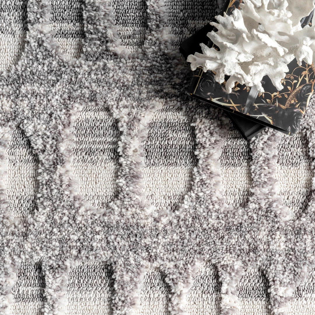 NuLOOM Jean Textured Ovals Tassel Area Rug 6 NuLOOM Jean Textured Ovals Tassel Area Rug