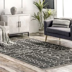 NuLOOM Cassie Cotton Flatweave Tribal Tassel Area Rug New Arrivals