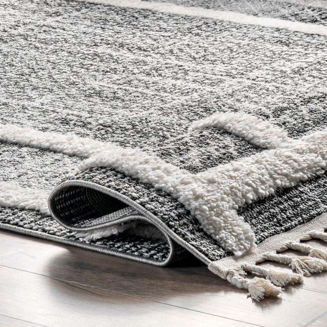 NuLOOM Portia Contemporary High Low Shaggy Tassel Area Rug New Arrivals 4 NuLOOM Portia Contemporary High Low Shaggy Tassel Area Rug New Arrivals