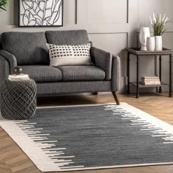 NuLOOM New Arrivals Irina Hand Loomed Contemporary Cotton Area Rug