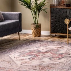 NuLOOM New Arrivals Gillian Vintage Medallion Area Rug 17 NuLOOM New Arrivals Gillian Vintage Medallion Area Rug