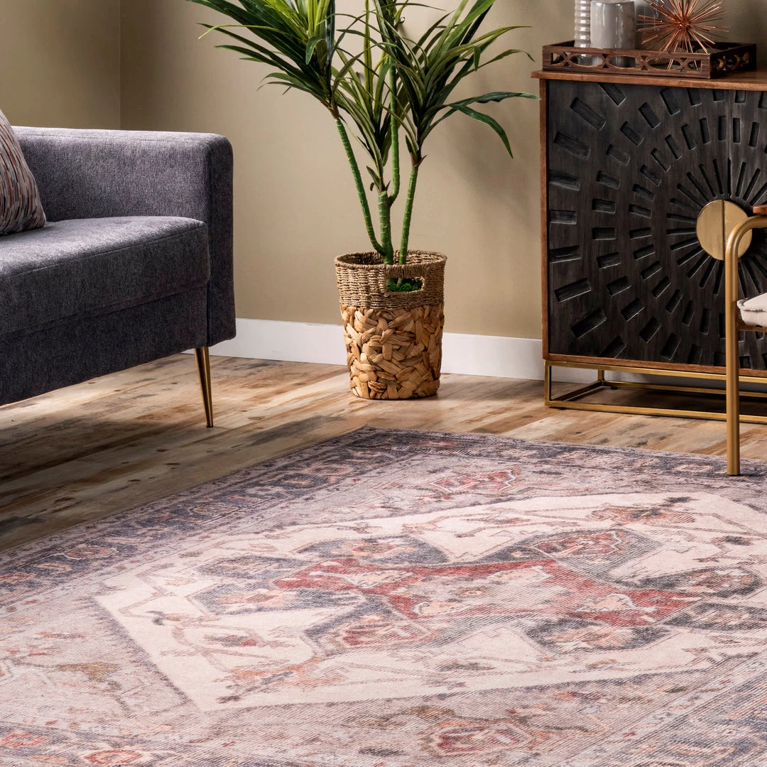 NuLOOM New Arrivals Gillian Vintage Medallion Area Rug 9 NuLOOM New Arrivals Gillian Vintage Medallion Area Rug