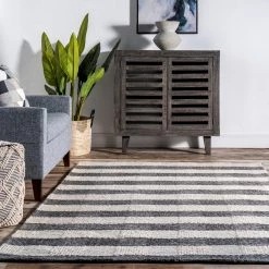 NuLOOM Joey Wool Striped Area Rug