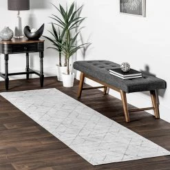 NuLOOM New Arrivals Regan Modern Geometric Machine Washable Area Rug