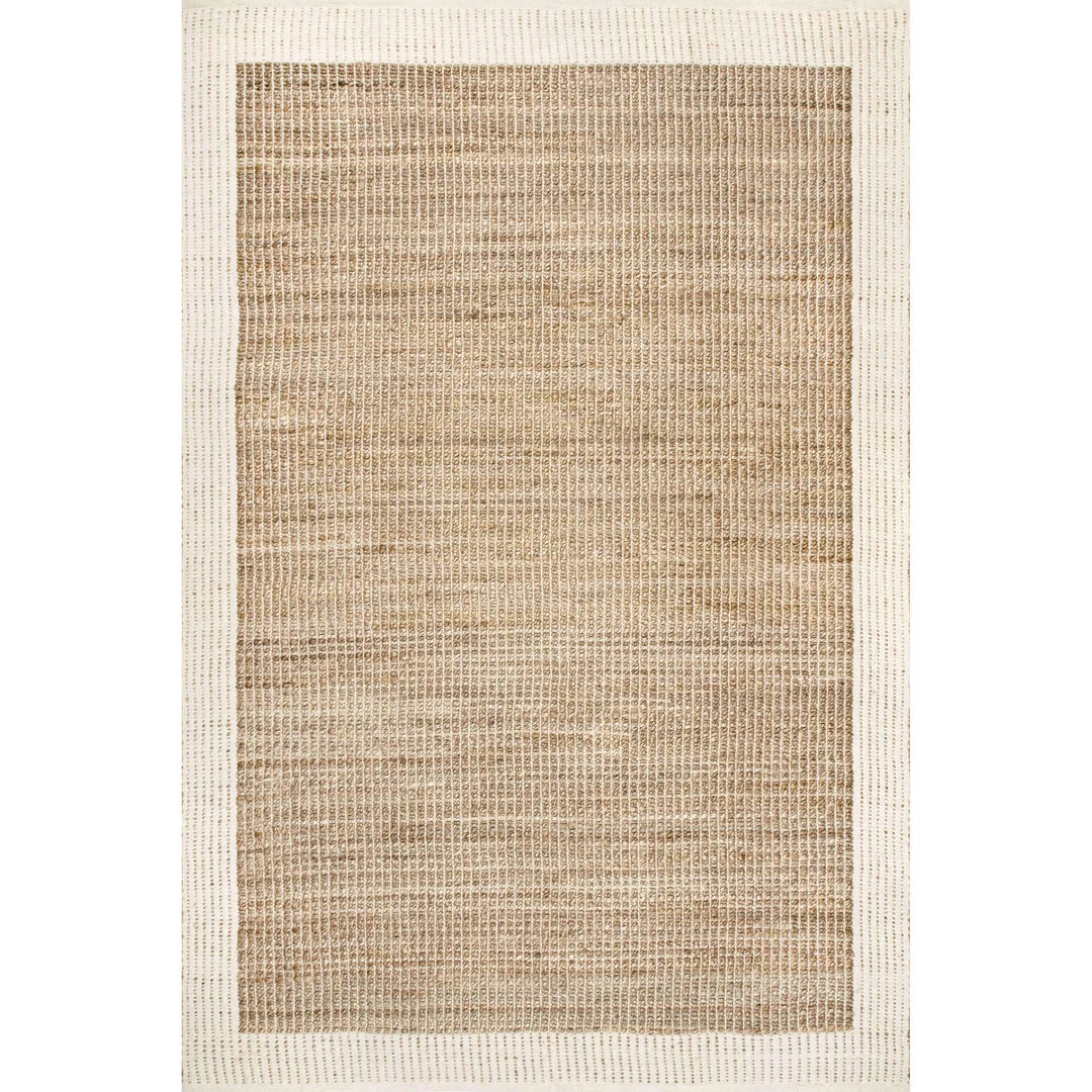 NuLOOM Cotton Bordered Jute Area Rug 1 NuLOOM Cotton Bordered Jute Area Rug