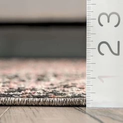 NuLOOM Kenia Distressed Diamond Cotton Blend Area Rug New Arrivals