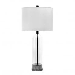 NuLOOM New Arrivals Bayhill 28" Glass Table Lamp