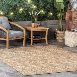 NuLOOM Abbey Tribal Striped Indoor/Outdoor Area Rug