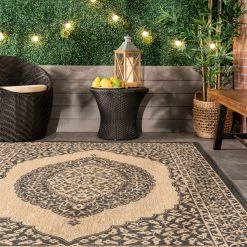 NuLOOM Fiona Medallion Indoor/Outdoor Area Rug 36 NuLOOM Fiona Medallion Indoor/Outdoor Area Rug