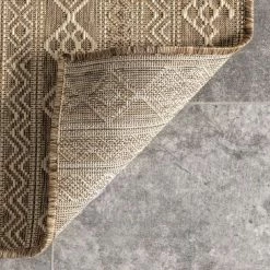 NuLOOM New Arrivals Devon Geometric Stiped Indoor/Outdoor Area Rug