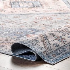 NuLOOM Persian Medallion Washable Area Rug