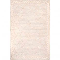 NuLOOM New Arrivals Madison High Low Moroccan Diamond Wool Area Rug