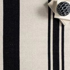 NuLOOM New Arrivals Leslie Cotton Flatweave Striped Area Rug