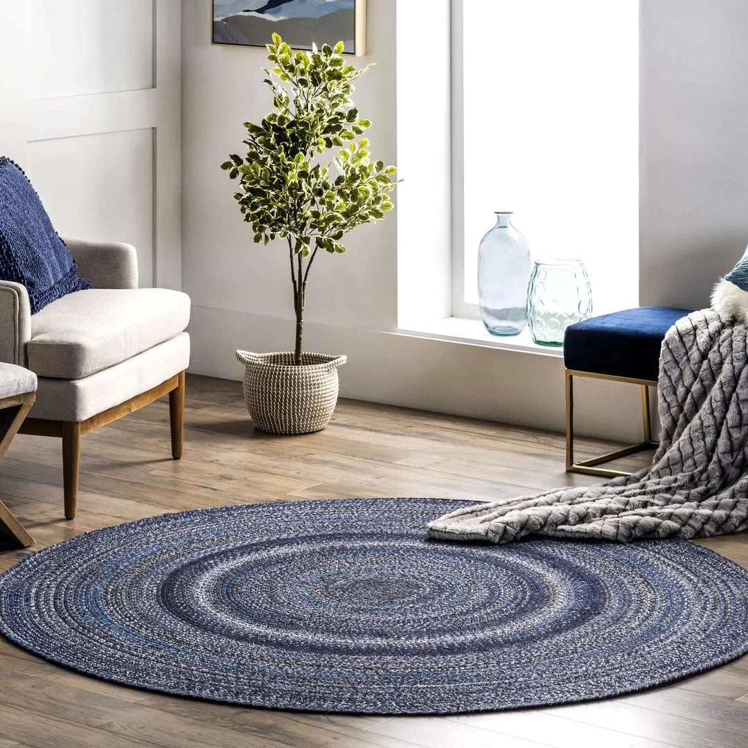 NuLOOM Kyla Handmade Braided Farmhouse Round Area Rug New Arrivals 27 NuLOOM Kyla Handmade Braided Farmhouse Round Area Rug New Arrivals