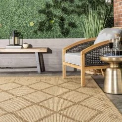 NuLOOM Candice Moroccan Geometric Trellis Indoor/Outdoor Area Rug