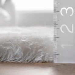 NuLOOM Dining Room Ayana Faux Sheepskin Octo Shaggy 11 NuLOOM Dining Room Ayana Faux Sheepskin Octo Shaggy