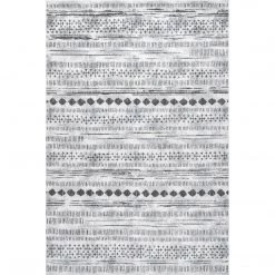 NuLOOM New Arrivals Aida Tribal Banded Bohemian Area Rug