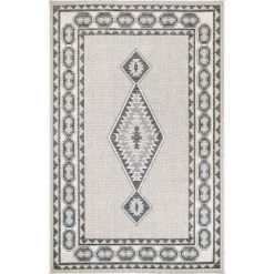 NuLOOM Annika Aztec Iris Indoor/Outdoor Area Rug