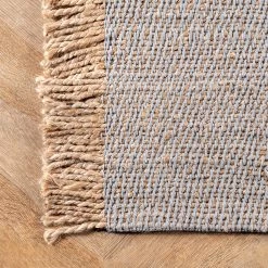 NuLOOM Flatweave Solid Tassel Amalia Area Rug 44 NuLOOM Flatweave Solid Tassel Amalia Area Rug