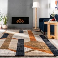 NuLOOM Doria Geometric Modern Area Rug