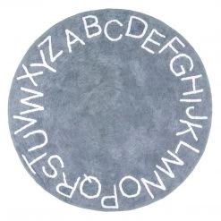 NuLOOM Kids Washable Round Alphabet Area Rug