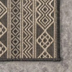 NuLOOM New Arrivals Devon Geometric Stiped Indoor/Outdoor Area Rug