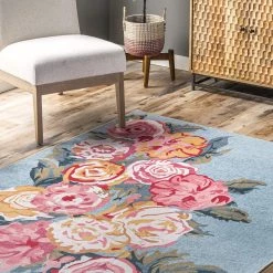 NuLOOM Lauryn Machine Washable Floral Area Rug 18 NuLOOM Lauryn Machine Washable Floral Area Rug