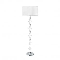 NuLOOM Merced 62" Crystal Floor Lamp