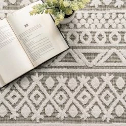 NuLOOM New Arrivals Tina Textured Geometric Banded Area Rug 23 NuLOOM New Arrivals Tina Textured Geometric Banded Area Rug