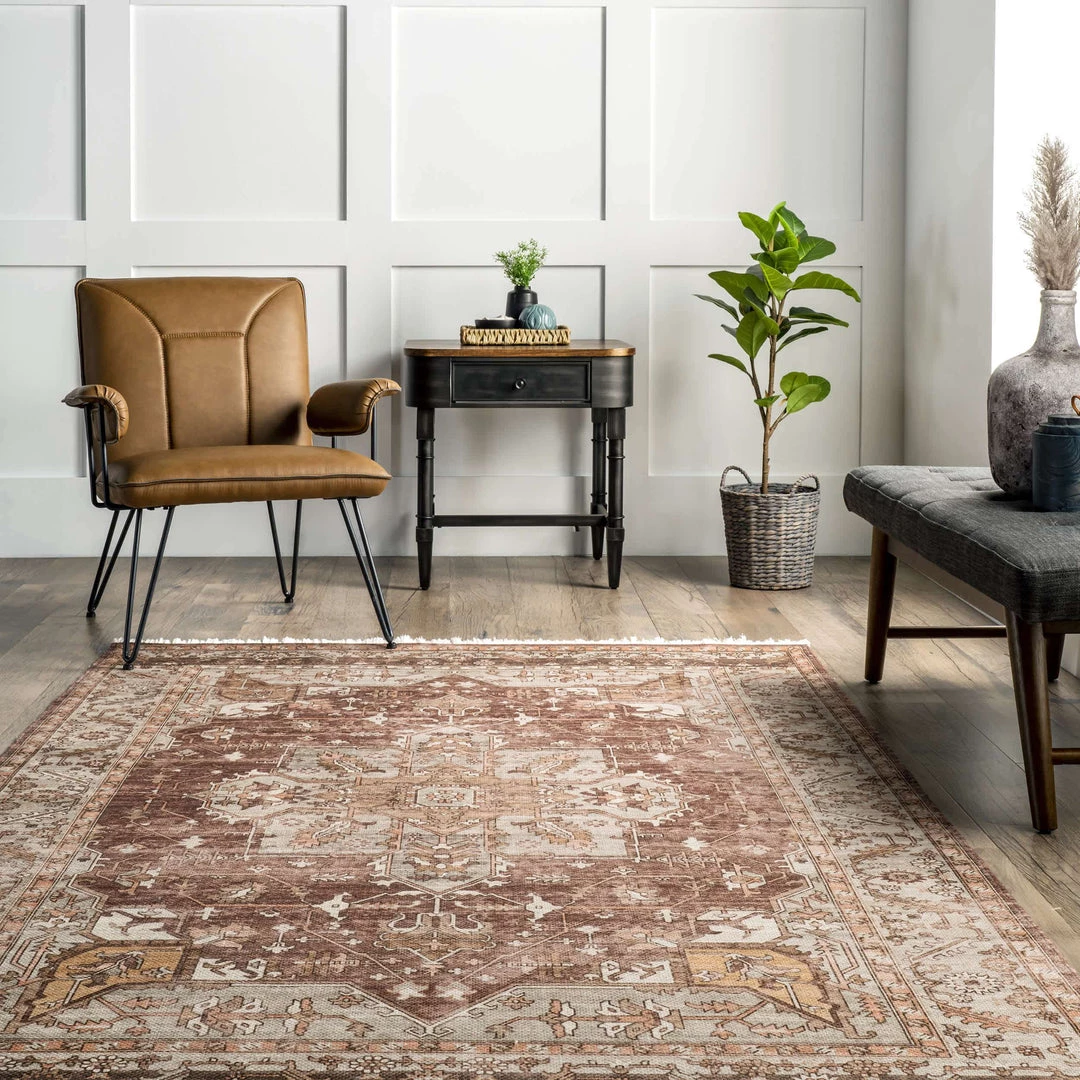 NuLOOM Lorena Hand Woven Traditional Medallion Flatweave Area Rug 8 NuLOOM Lorena Hand Woven Traditional Medallion Flatweave Area Rug