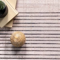 NuLOOM New Arrivals Erica Machine Washable Modern Striped Block Area Rug