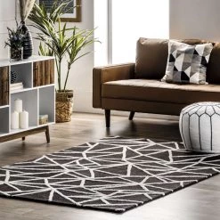 NuLOOM Berkley Hand Tufted Wool Abstract Contemporary Area Rug New Arrivals